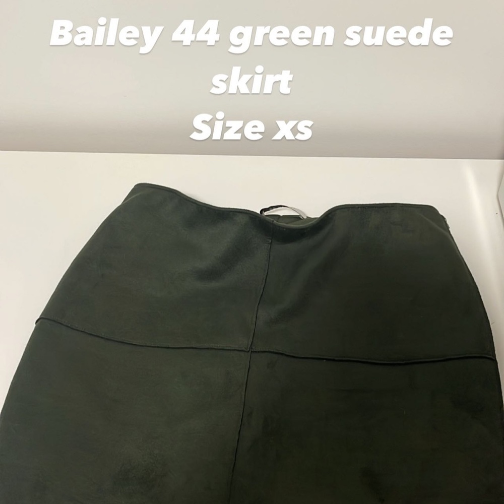 Bailey 44 Suede Mini Skirt